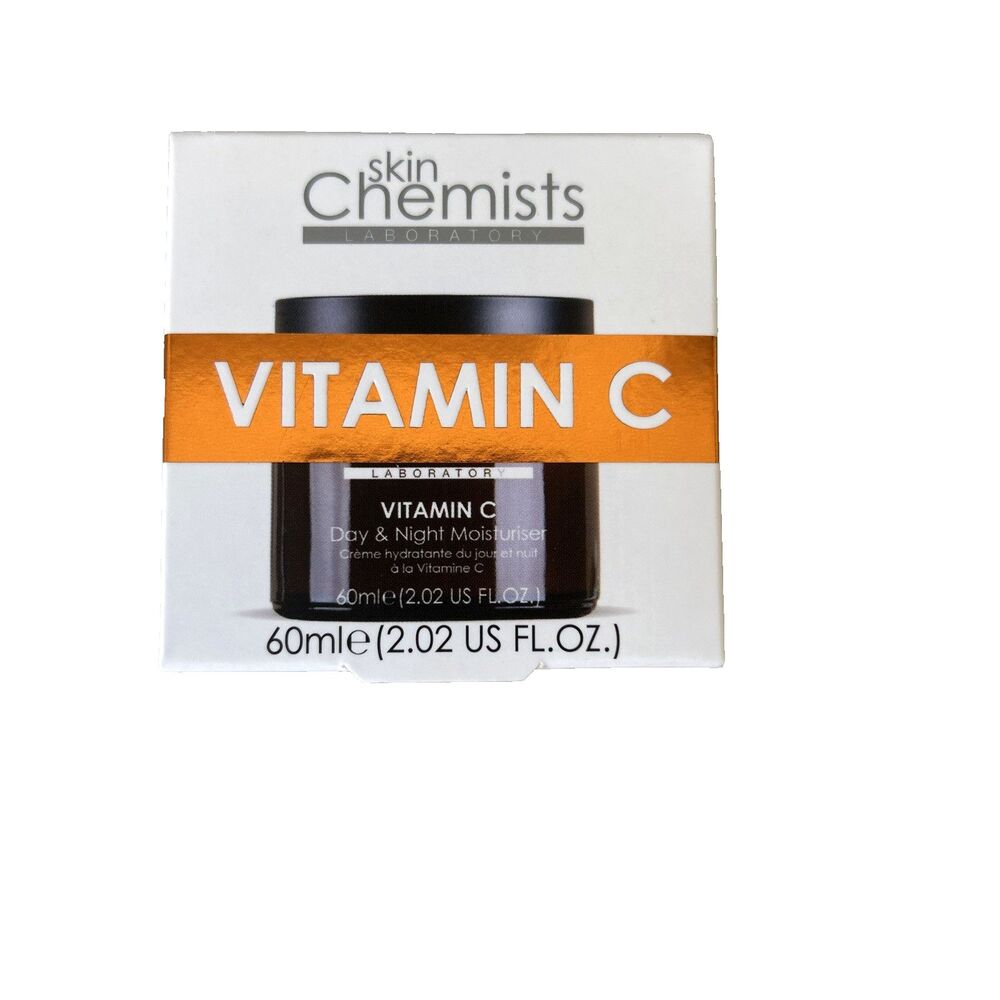 skinChemists Vitamin C Day & Night Moisturiser 60ml/2.02 Fl oz  NEW Sealed